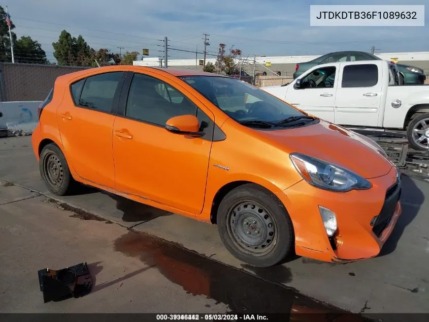 JTDKDTB36F1089632 2015 Toyota Prius C One