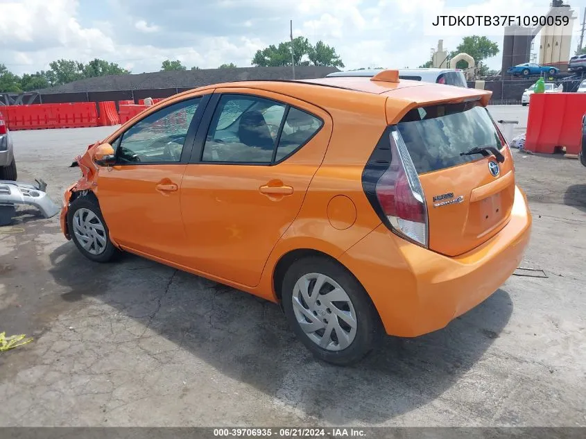 JTDKDTB37F1090059 2015 Toyota Prius C Two