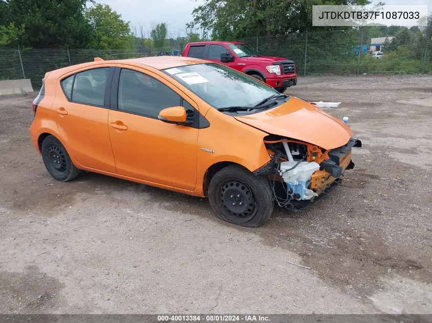 JTDKDTB37F1087033 2015 Toyota Prius C Two