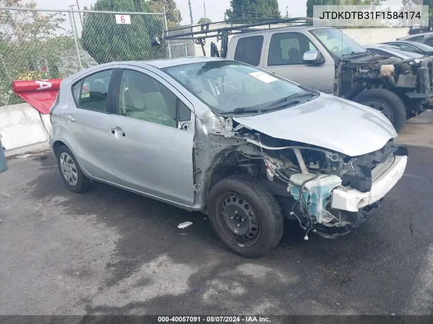 JTDKDTB31F1584174 2015 Toyota Prius C One