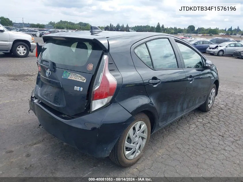 JTDKDTB34F1576196 2015 Toyota Prius C Two