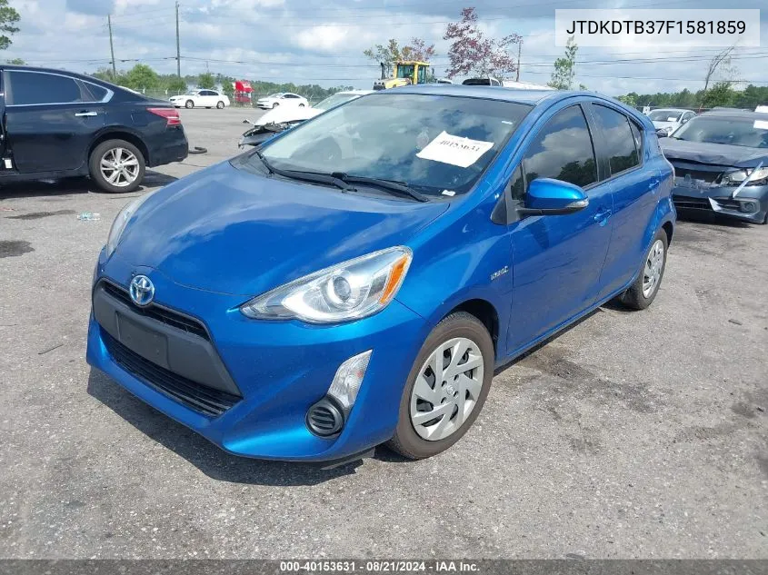 JTDKDTB37F1581859 2015 Toyota Prius C