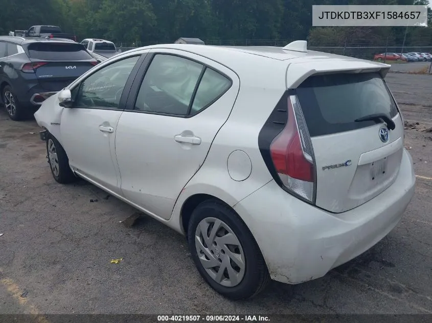 JTDKDTB3XF1584657 2015 Toyota Prius C One