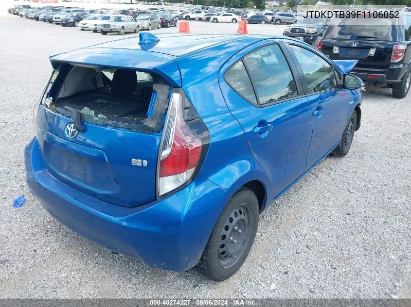 JTDKDTB39F1106052 2015 Toyota Prius C Two