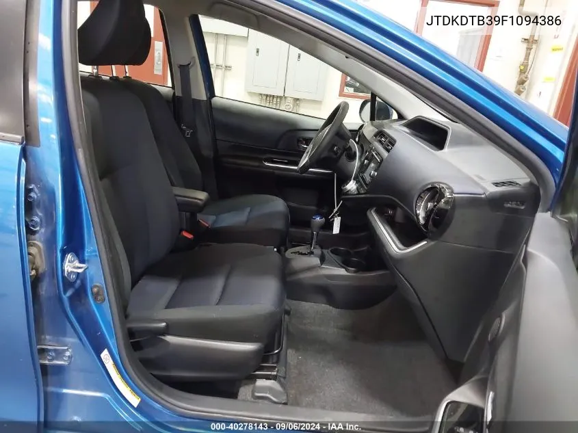 JTDKDTB39F1094386 2015 Toyota Prius C Three