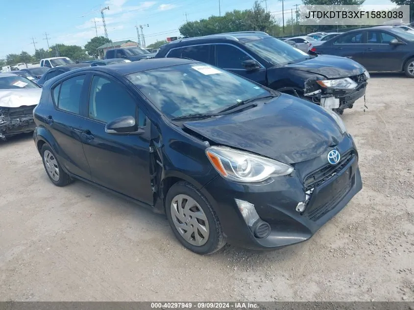 JTDKDTB3XF1583038 2015 Toyota Prius C Three