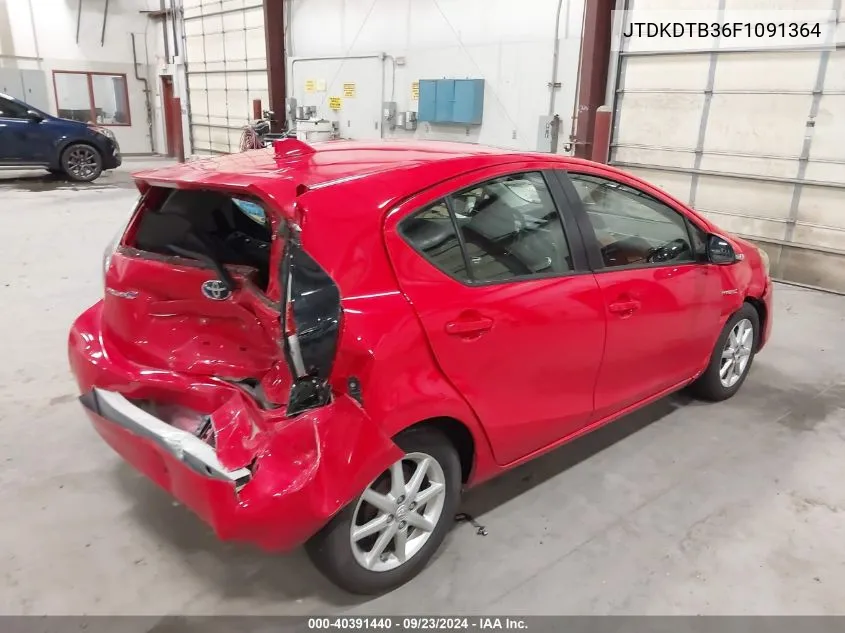 JTDKDTB36F1091364 2015 Toyota Prius C