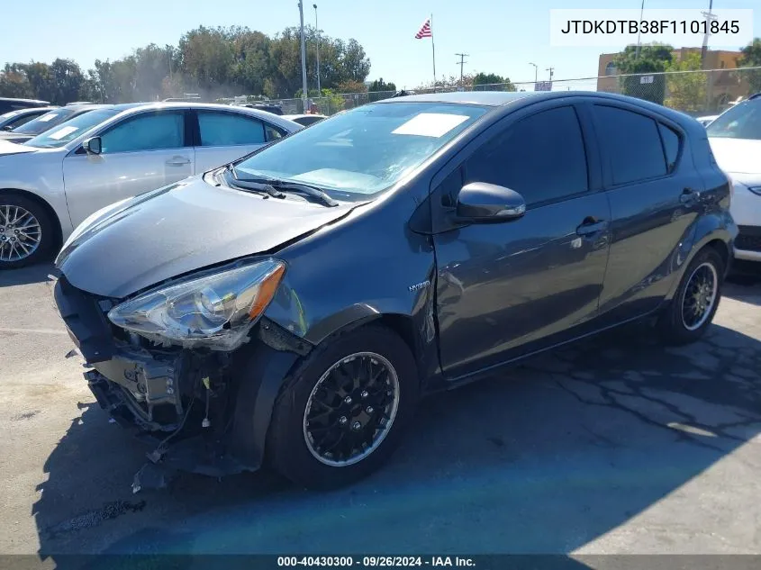 JTDKDTB38F1101845 2015 Toyota Prius C One