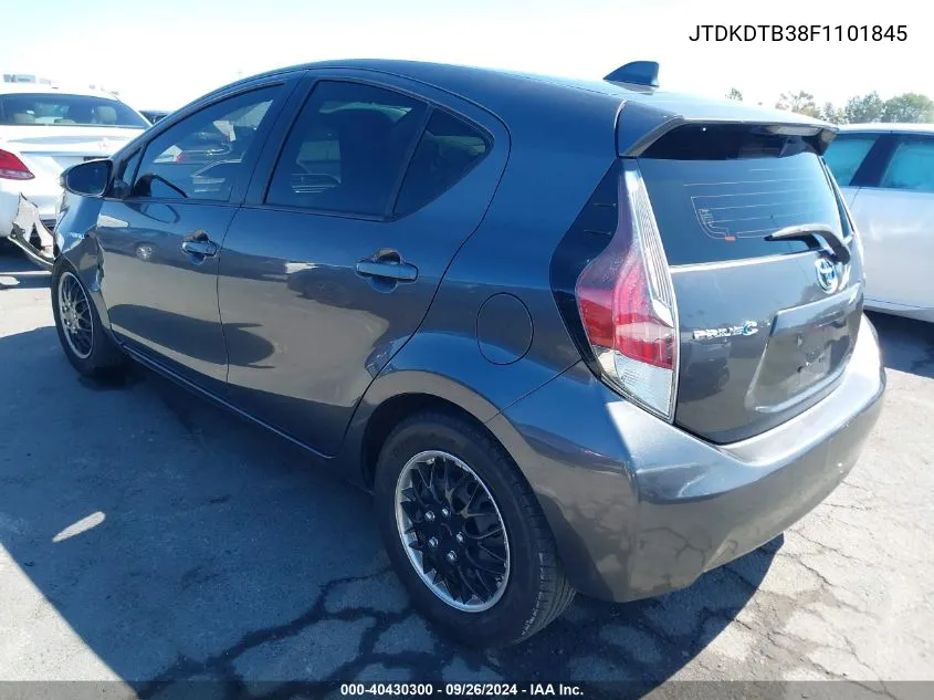 JTDKDTB38F1101845 2015 Toyota Prius C One