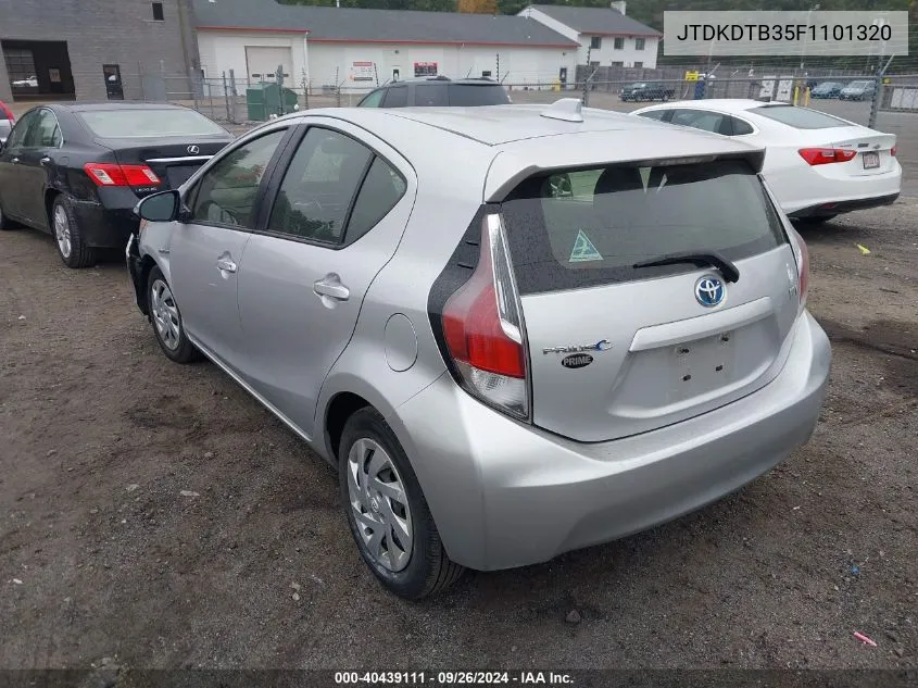 JTDKDTB35F1101320 2015 Toyota Prius C Two