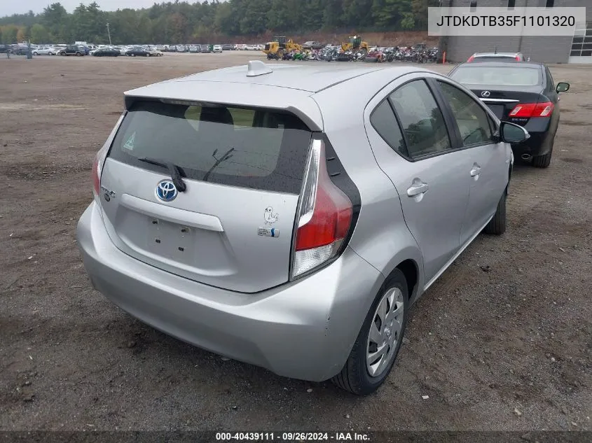 JTDKDTB35F1101320 2015 Toyota Prius C Two