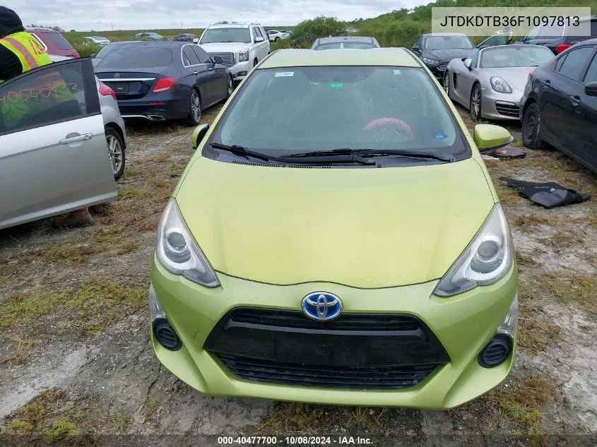 JTDKDTB36F1097813 2015 Toyota Prius C Three