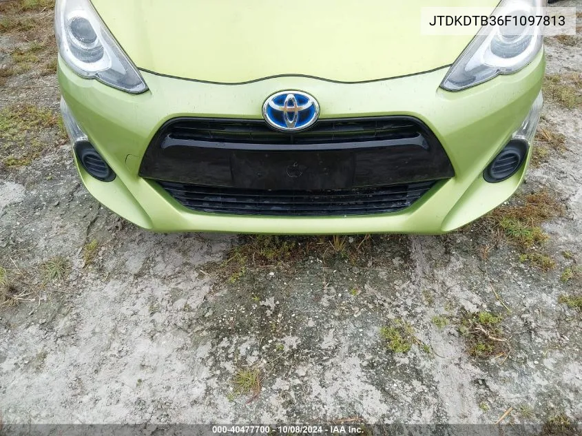 JTDKDTB36F1097813 2015 Toyota Prius C Three