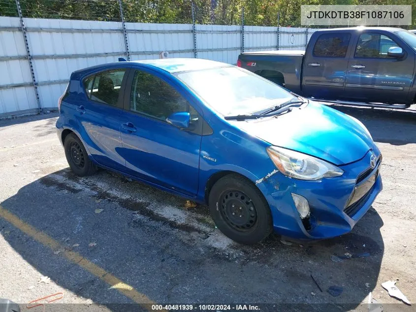 JTDKDTB38F1087106 2015 Toyota Prius C Two