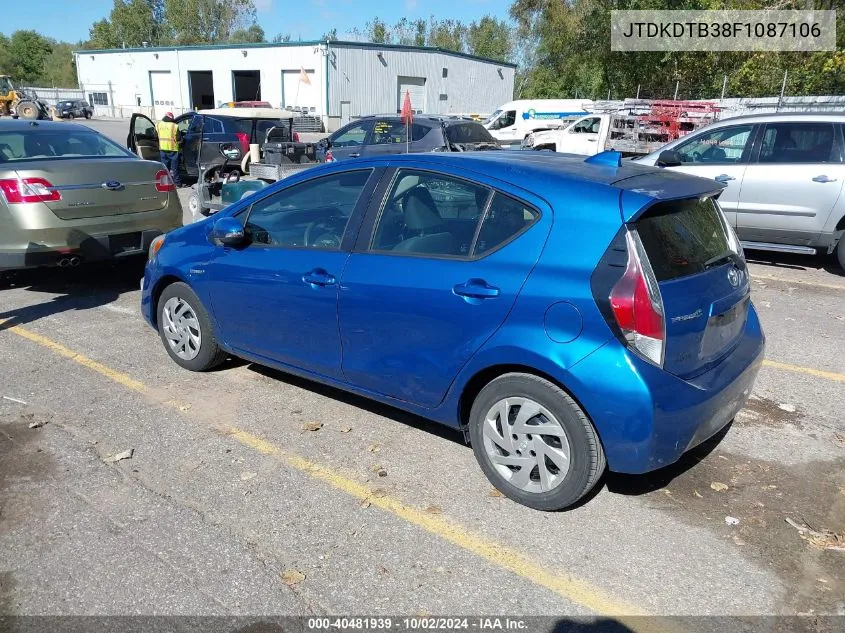 JTDKDTB38F1087106 2015 Toyota Prius C Two