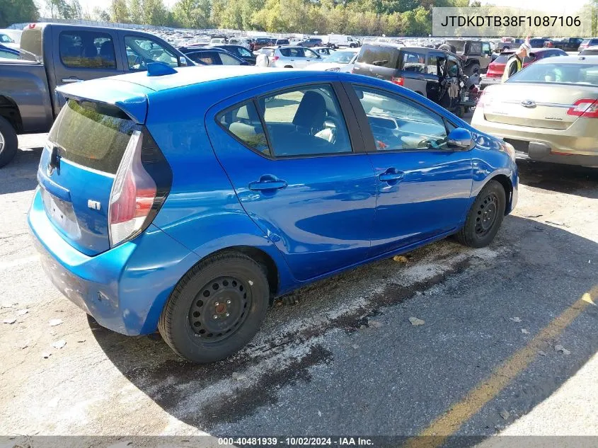 JTDKDTB38F1087106 2015 Toyota Prius C Two