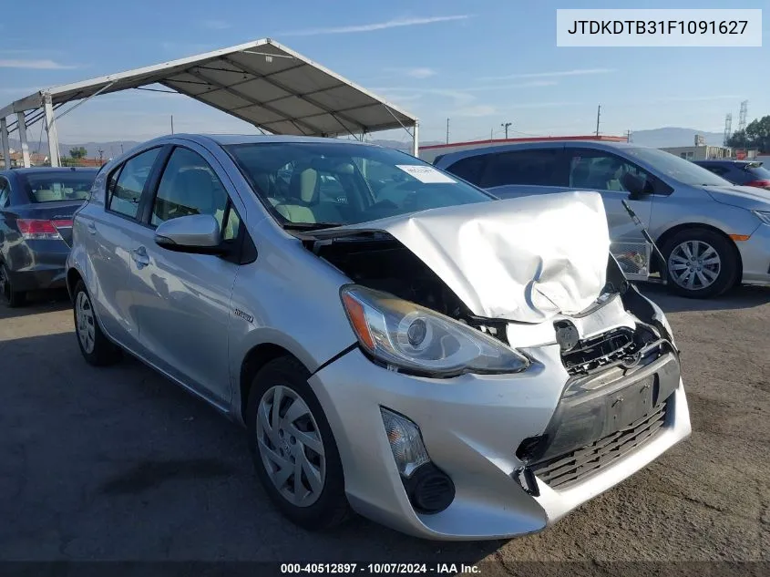 2015 Toyota Prius C VIN: JTDKDTB31F1091627 Lot: 40512897