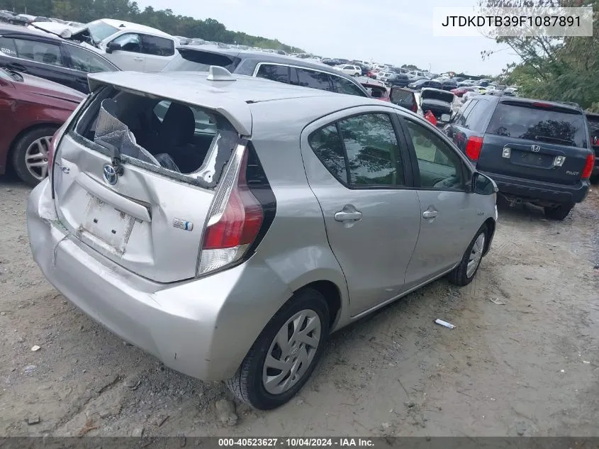 JTDKDTB39F1087891 2015 Toyota Prius C One