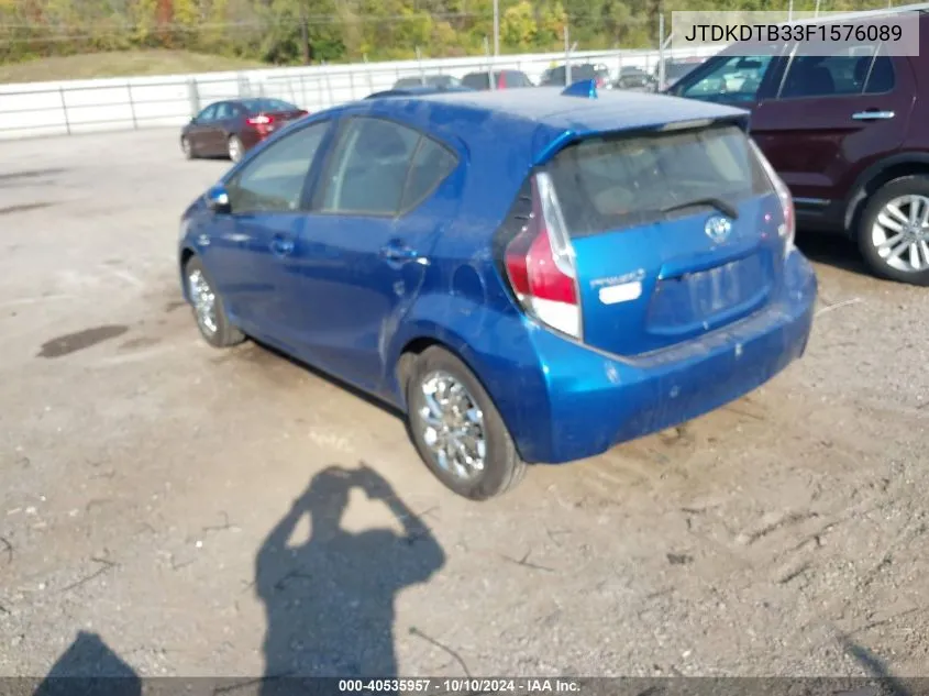 JTDKDTB33F1576089 2015 Toyota Prius C Three