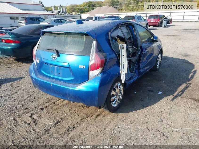 JTDKDTB33F1576089 2015 Toyota Prius C Three