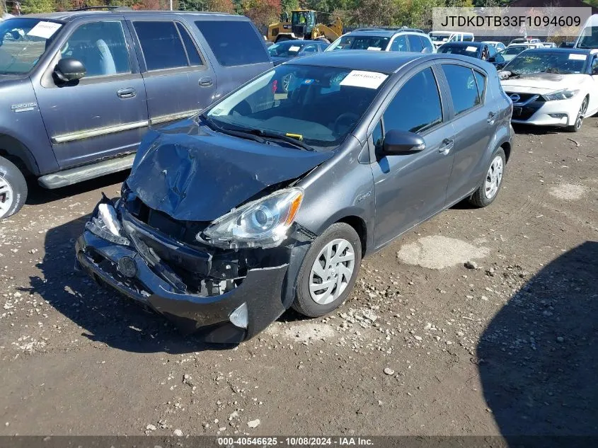 JTDKDTB33F1094609 2015 Toyota Prius C Two