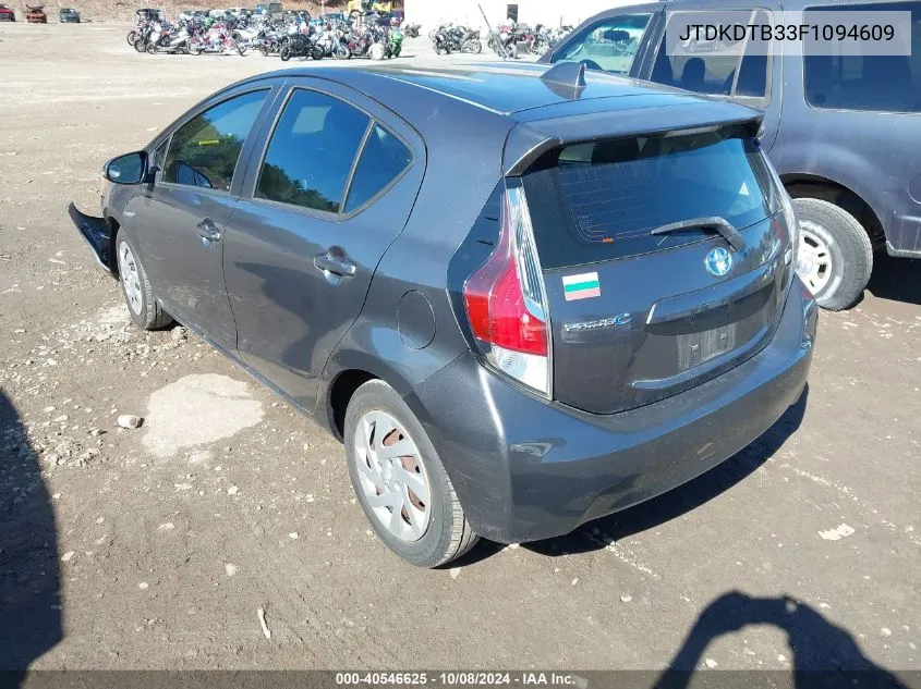 JTDKDTB33F1094609 2015 Toyota Prius C Two