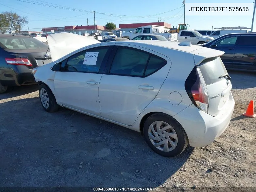 2015 Toyota Prius C Two VIN: JTDKDTB37F1575656 Lot: 40596618