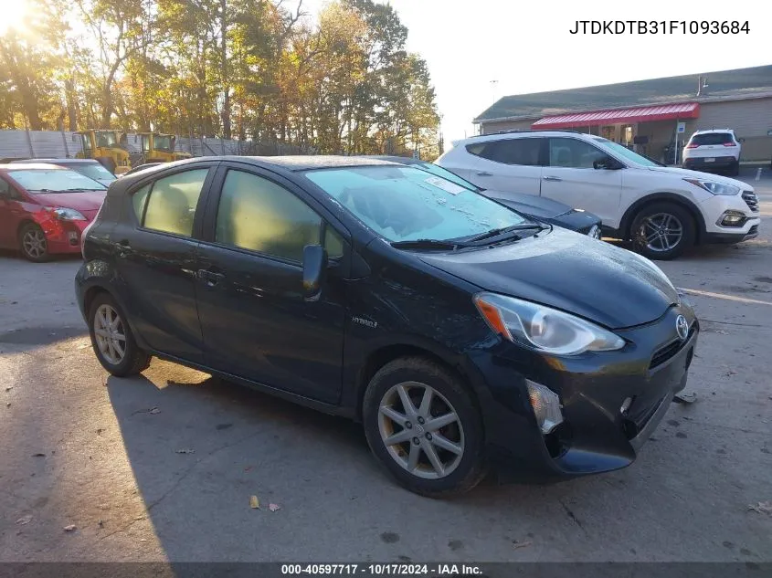 2015 Toyota Prius C Three VIN: JTDKDTB31F1093684 Lot: 40597717