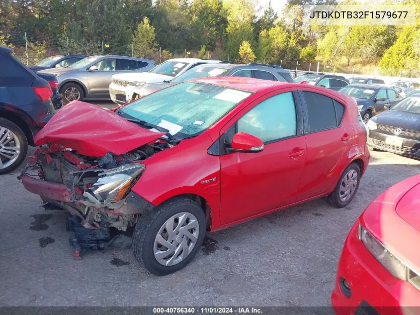 JTDKDTB32F1579677 2015 Toyota Prius C Two