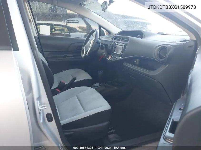 JTDKDTB3XG1589973 2016 Toyota Prius C