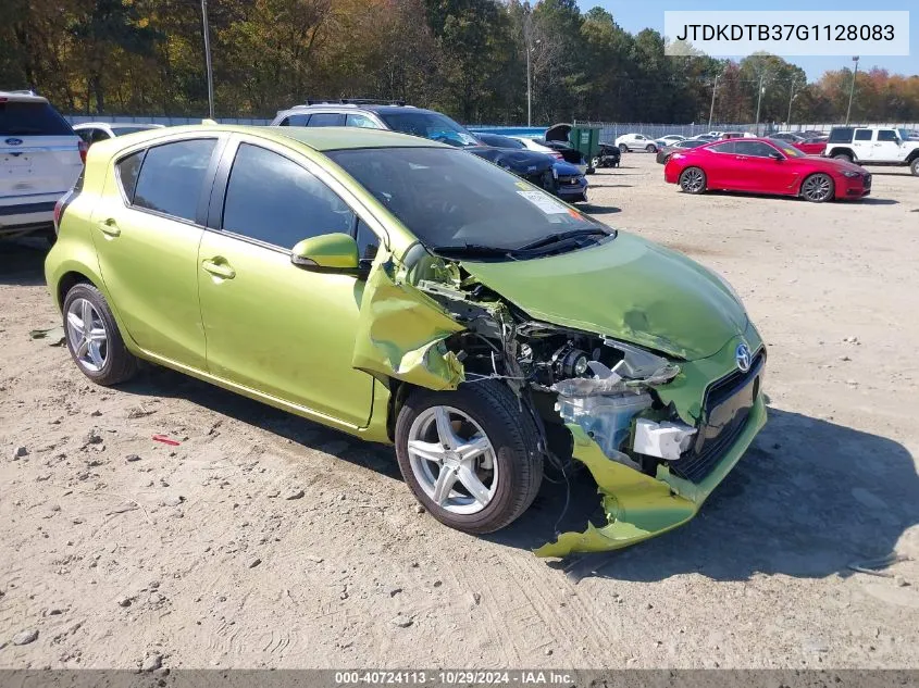 2016 Toyota Prius C Two VIN: JTDKDTB37G1128083 Lot: 40724113