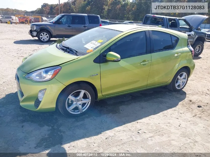 JTDKDTB37G1128083 2016 Toyota Prius C Two