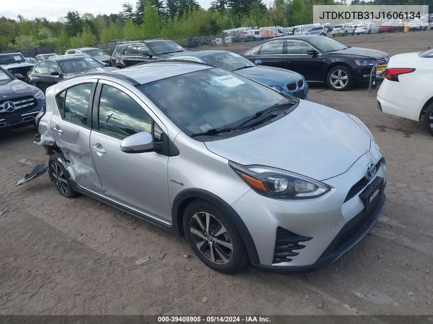 2018 Toyota Prius C Two VIN: JTDKDTB31J1606134 Lot: 39408905