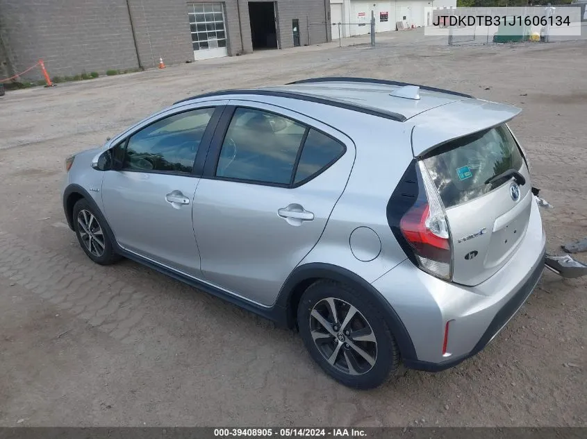 2018 Toyota Prius C Two VIN: JTDKDTB31J1606134 Lot: 39408905