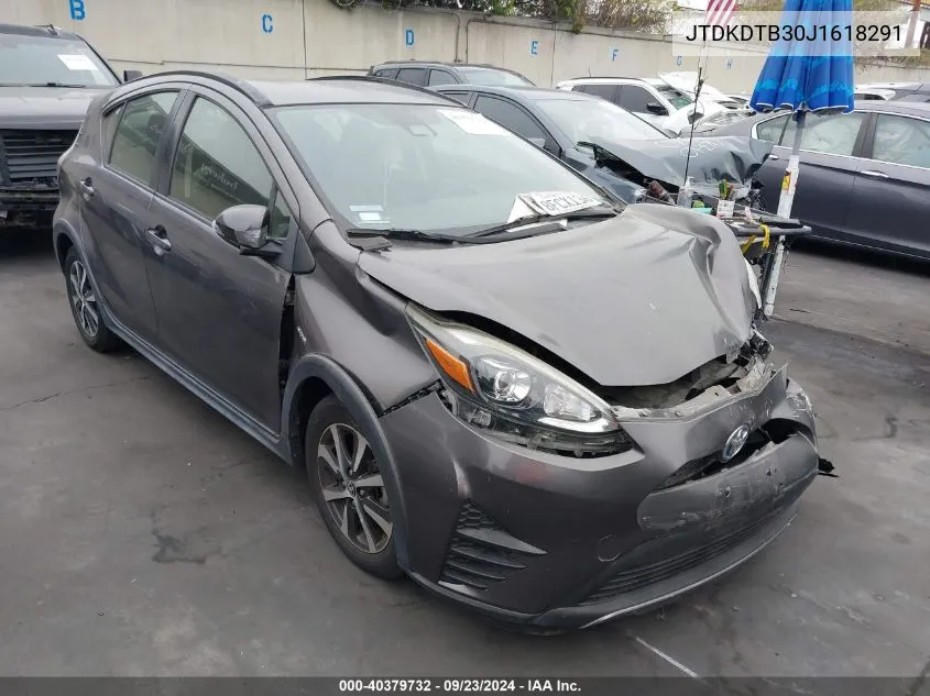 JTDKDTB30J1618291 2018 Toyota Prius C Two