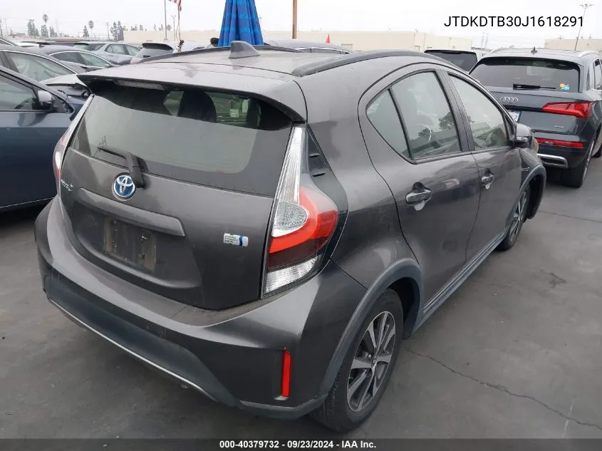 JTDKDTB30J1618291 2018 Toyota Prius C Two