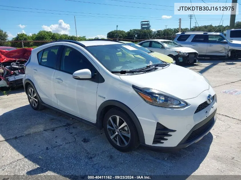 JTDKDTB30J1612975 2018 Toyota Prius C Two