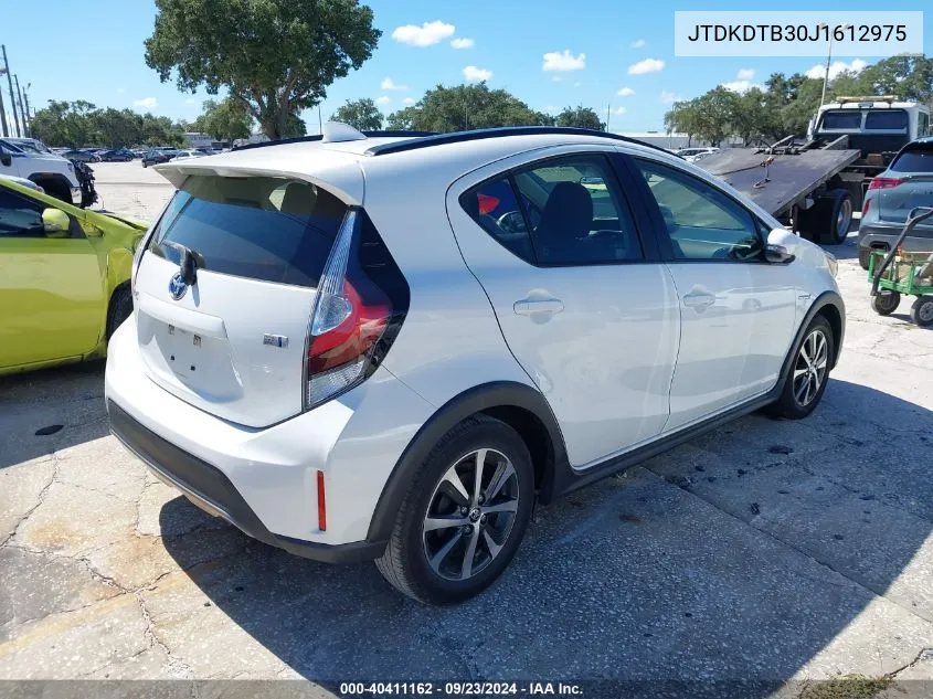 2018 Toyota Prius C Two VIN: JTDKDTB30J1612975 Lot: 40411162