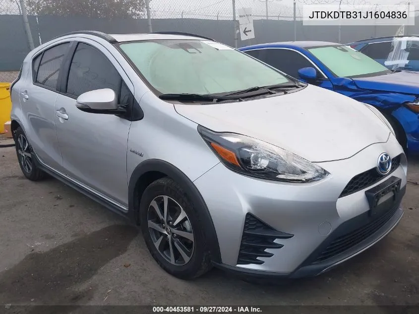 JTDKDTB31J1604836 2018 Toyota Prius C One