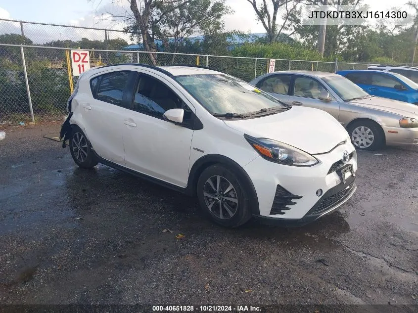 2018 Toyota Prius C VIN: JTDKDTB3XJ1614300 Lot: 40651828