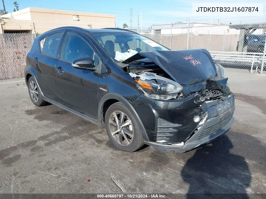 2018 Toyota Prius C Two VIN: JTDKDTB32J1607874 Lot: 40668797