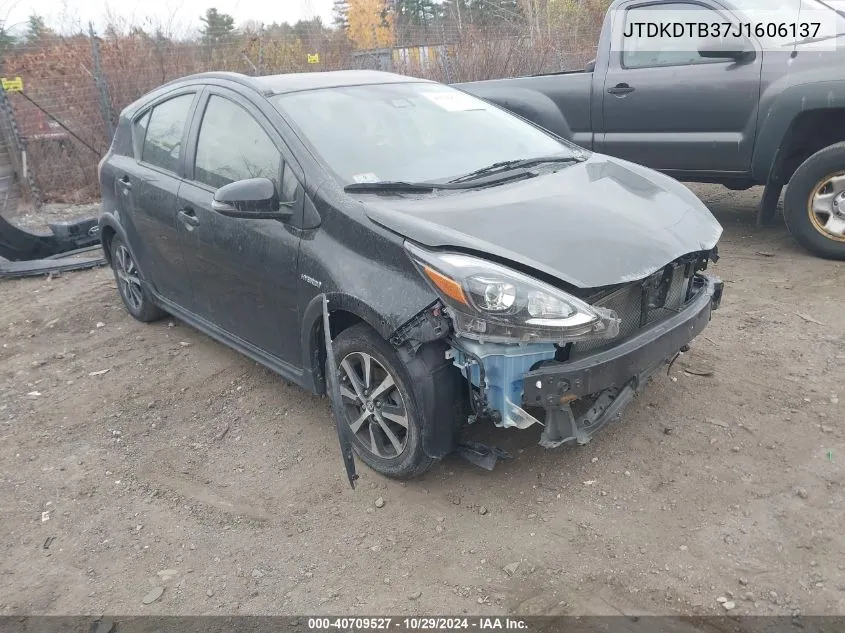 2018 Toyota Prius C Two VIN: JTDKDTB37J1606137 Lot: 40709527