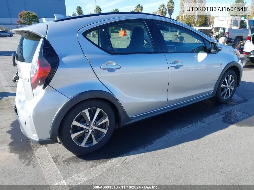 2018 Toyota Prius C One VIN: JTDKDTB37J1604548 Lot: 40891318