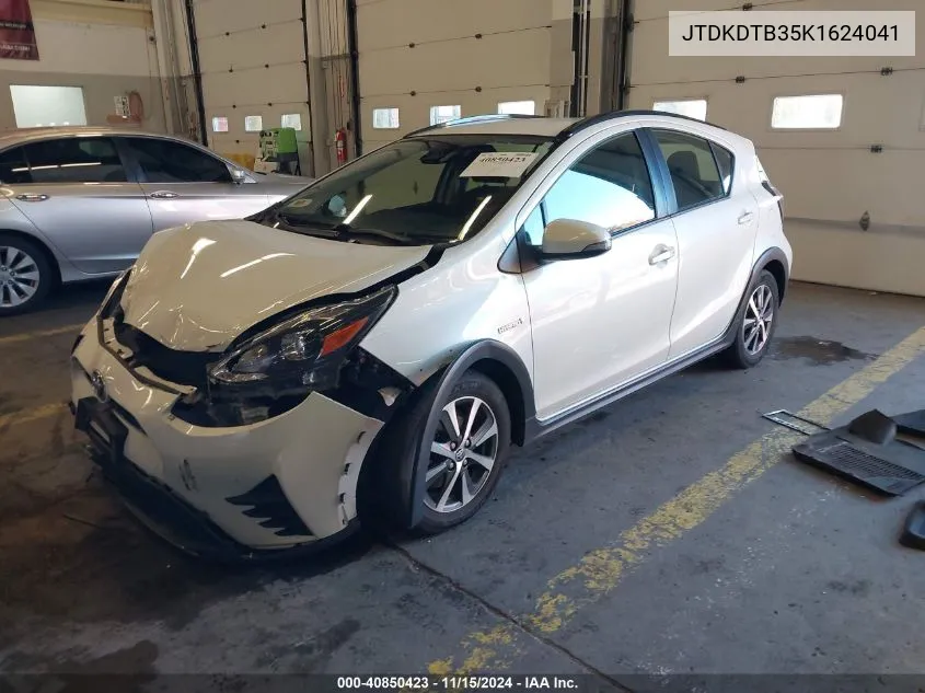 2019 Toyota Prius C L VIN: JTDKDTB35K1624041 Lot: 40850423