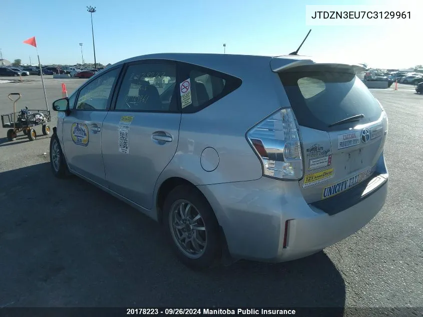 JTDZN3EU7C3129961 2012 Toyota Prius V