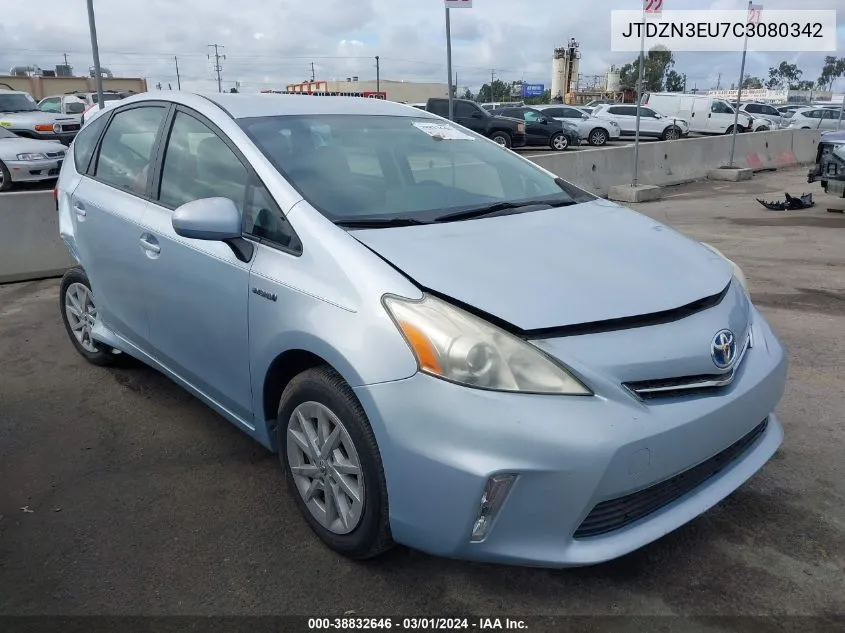 JTDZN3EU7C3080342 2012 Toyota Prius V Three