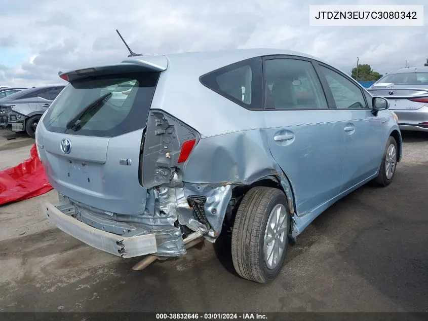 JTDZN3EU7C3080342 2012 Toyota Prius V Three