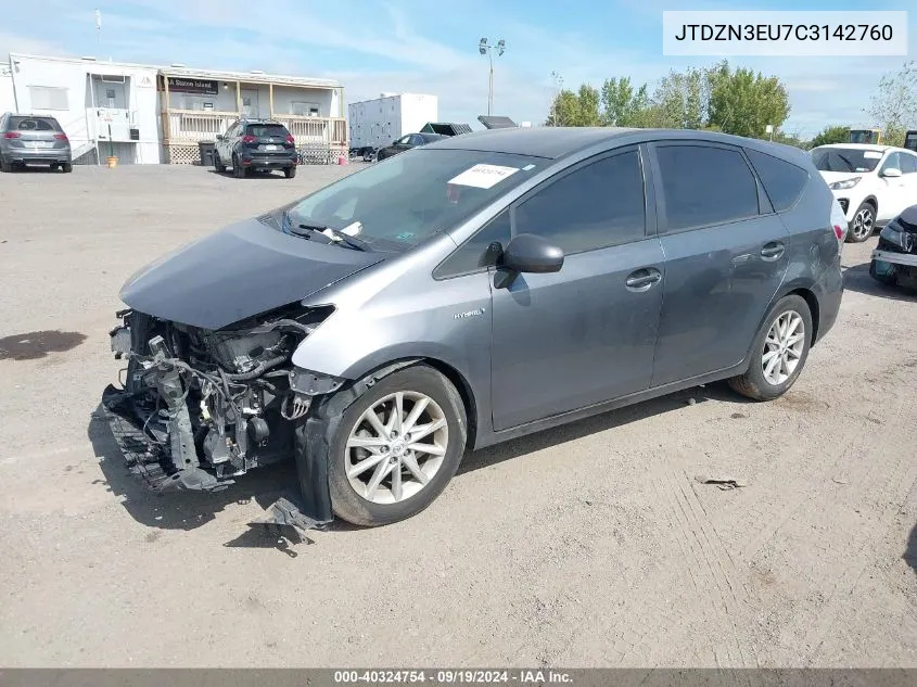 JTDZN3EU7C3142760 2012 Toyota Prius V Five