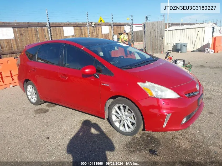 JTDZN3EU3C3180227 2012 Toyota Prius V Five