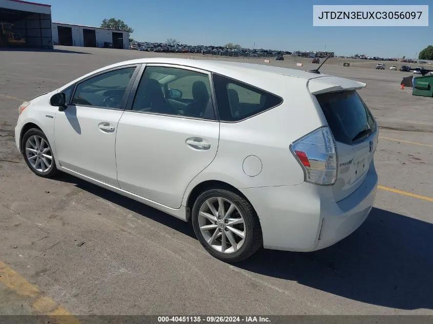 JTDZN3EUXC3056097 2012 Toyota Prius V Five